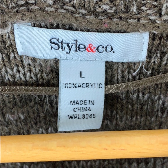 Style & Co Brown Tunic - Picture 6 of 6